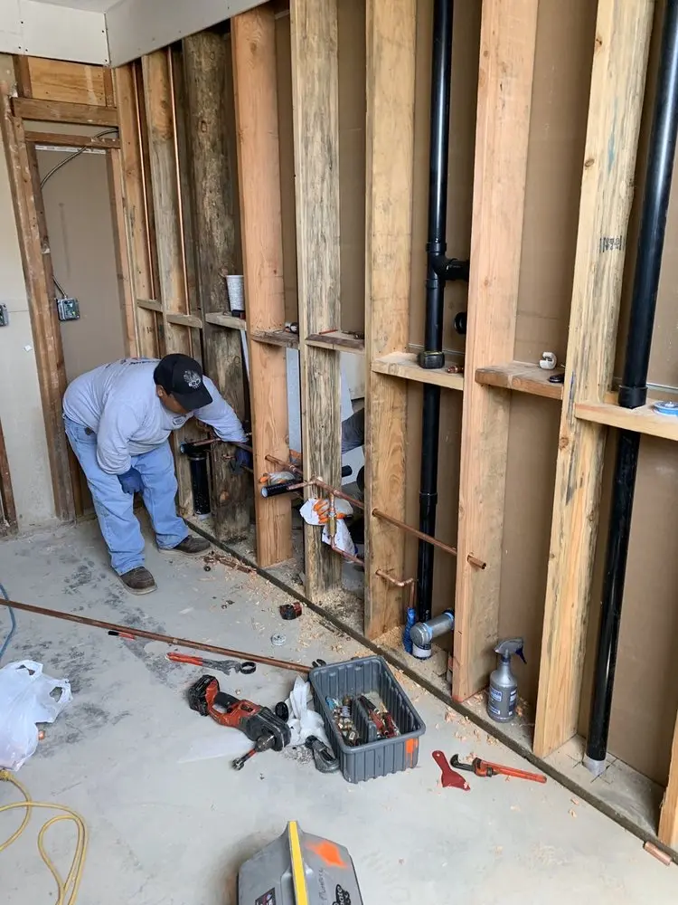 Commercial rough-in plumbing for Water Heater Replacement in Davidsville